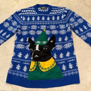 Ugly Holiday Sweater | Pug/Boston Terrier